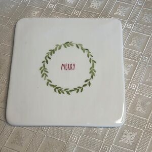 Christmas Trivet Merry by Rae Dunn Artisan Collection by Magenta 6 in